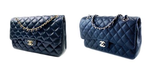 chanel calfskin vs caviar leather|GUIDE TO CHANEL: CAVIAR VS LAMBSKIN .